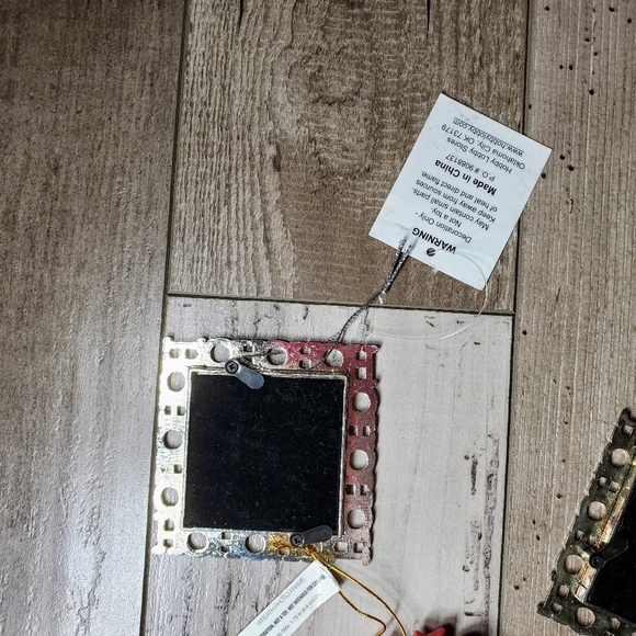 NWT Hobby Lobby Photo Frame Christmas Tree Ornament Bundle 3pc - Picture 8 of 14